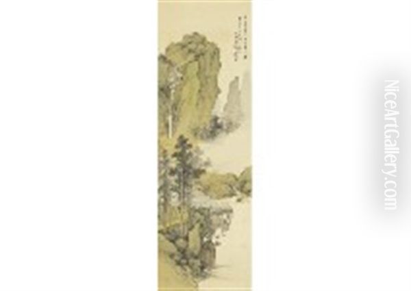 Temple With White Clouds - view 1