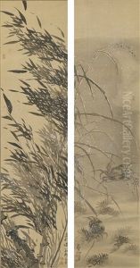 Two Hanging Scrolls Two Hanging Scrolls