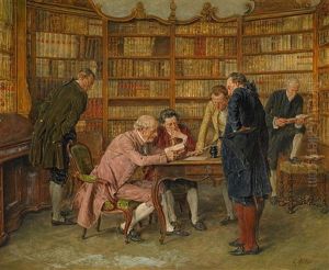Die Gelehrtenversammlung by Carl Seiler