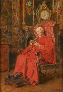 Prelat A La Lecture by Carl Seiler