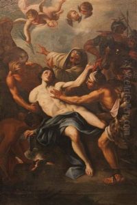 Martyrdom Of St. Lawrence by Daniel (Joseph D.) Seiter
