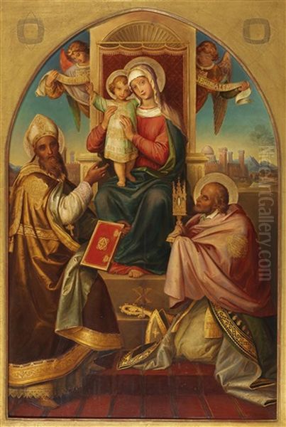Madonna Enthroned - view 1