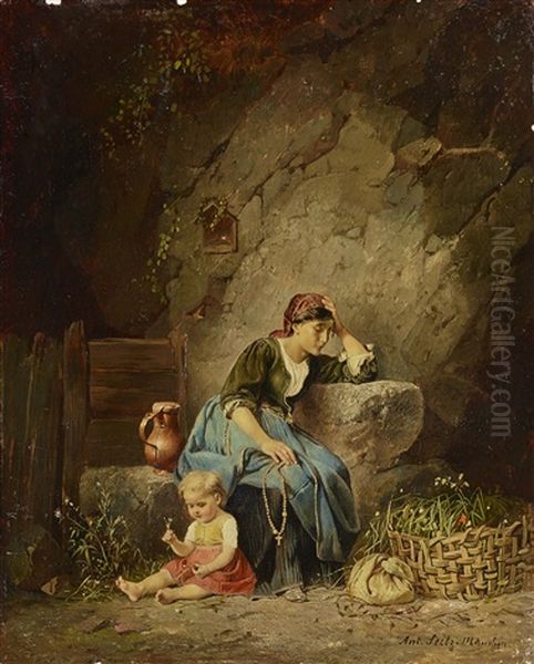 Munich Farmers Wife With Child - view 1