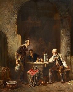 Tavern Scene by Anton Seitz