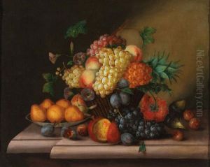 Still Life With Fruit by Georg (Johann G.) Seitz