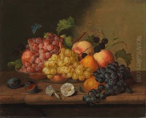 Stillleben Mit Melone Und Trauben by Georg (Johann G.) Seitz