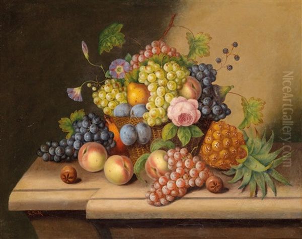 Still Life With Basket Of Fruit - view 1