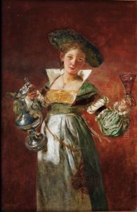 Lady In Renaissance Dress by Otto Seitz