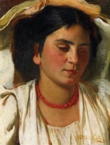 Portrat Einer Jungen Italienierin (study)