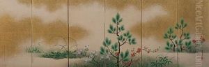 Autumn Flowers by Mimura Seizan