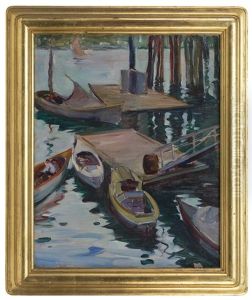 Boats At Gloucester by Dixie Selden