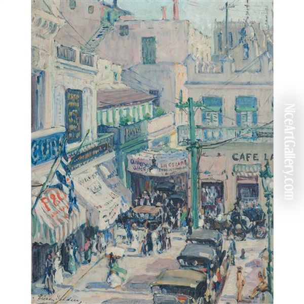 French City Street - view 1