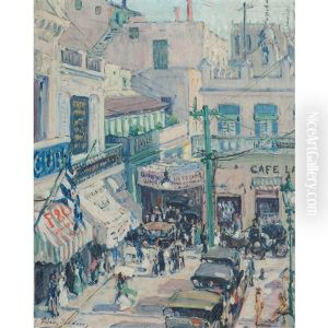 French City Street by Dixie Selden