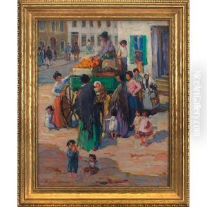 Street Vendor by Dixie Selden