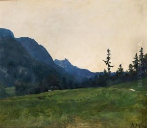 Abend Am Ahornbuhl by Adalbert Franz Seligmann