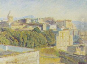 Fra Mit Vindue I Napoli by Georg Sofus Seligmann