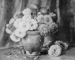 White And Lavender Chrysanthemums