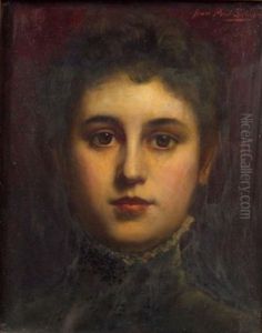 Portrait Of A Young Woman by Jean Paul Selinger