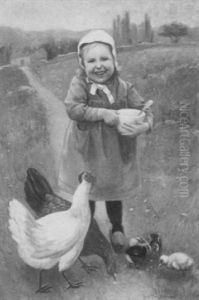 Feeding The Chickens by Jean Paul Selinger