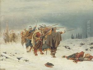 Soldaten Im Schnee by Christian Sell the Elder