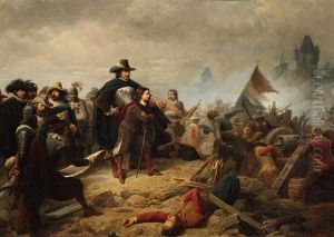A General On The Battlefield During The 30 Years War by Christian Sell