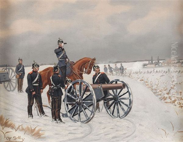 Preussische Soldaten Beim Anvisieren - view 1
