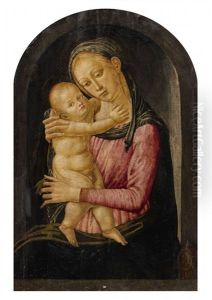 Madonna With Child by Jacopo Del Sellaio