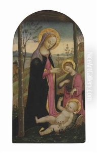 The Madonna Adoring The Christ Child The Madonna Adoring The Christ Child
