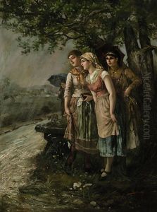 Unterstand Im Regen by Hans Sellenati