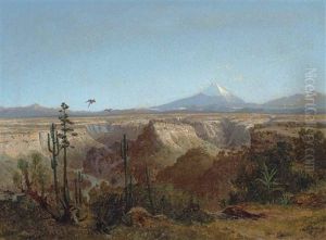 The Atacama Desert, Chile, With The Licancabur Volcano Beyond