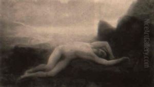 Leandre Roulee Par Les Vagues by Charles Sellier