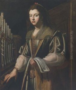 Ritratto Di Dama Come Santa Cecilia
