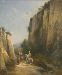 Cavaliers Dans La Montagne