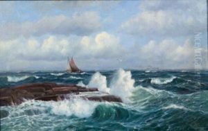 Coastal View by Conrad Hans Selmyhr