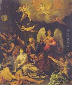 Saint Pierre Guerit Sainte Agathe De Sa Mutilation by Giovanni Giacomo Sementi