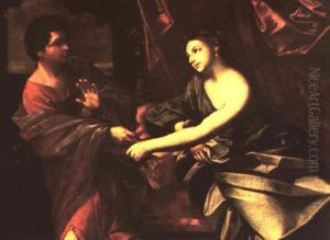 Giuseppe E La Moglie Di Potifarro by Giovanni Giacomo Sementi