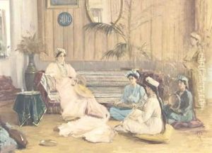 Les Musiciennes by Hussein Semiha