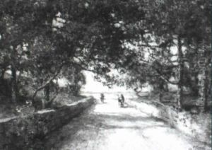 Approach On The North Shore by Prosper Louis Senat