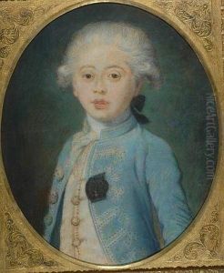 Portrait Of A Boy Said To Be Louis Xv