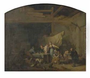 Scene De Vie Familiale Avec L'arrivee Du Colporteur (+ Scene De La Vie Familiale Avec Le Colporteur D"images; 2 Works)