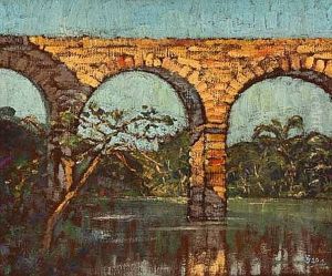 Pont-la-re by Clement (Joseph Charles Louis) Seneque