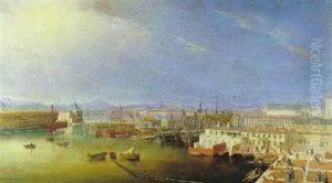 Vue Des Installations Portuaires De Toulon: La Darse Vieille Et La Darse Neuve