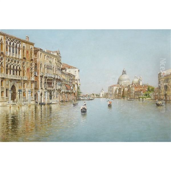 Canal Grande Mit Santa Maria Della Salute - view 1