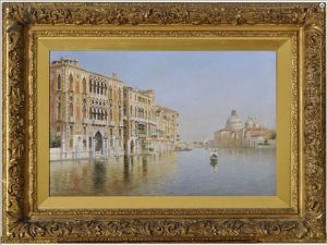 Venice: On The Grand Canal, Looking Towards The S. Maria Della Salute Venice: On The Grand Canal, Looking Towards The S. Maria Della Salute