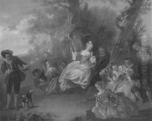L'escarpolette by Jules De Senezcourt