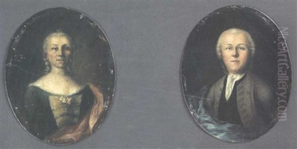 Portrait Einer Adligen Barock-frau Mit Zeitgenossischer, Edler Kleidung - view 1