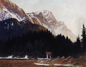 Hochgebirgslandschaft An Einem Sonnigen Morgen