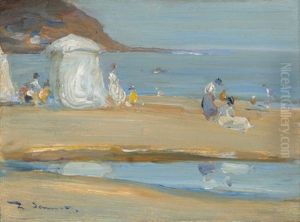The Beach At Runswick Bay