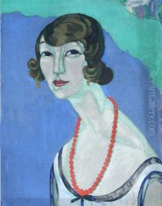 Portrait Of Mrs. Christine Mavrogordato Portrait Of Mrs. Christine Mavrogordato