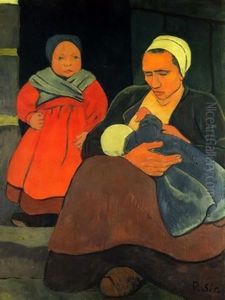 Etude: Paysage by Paul Serusier